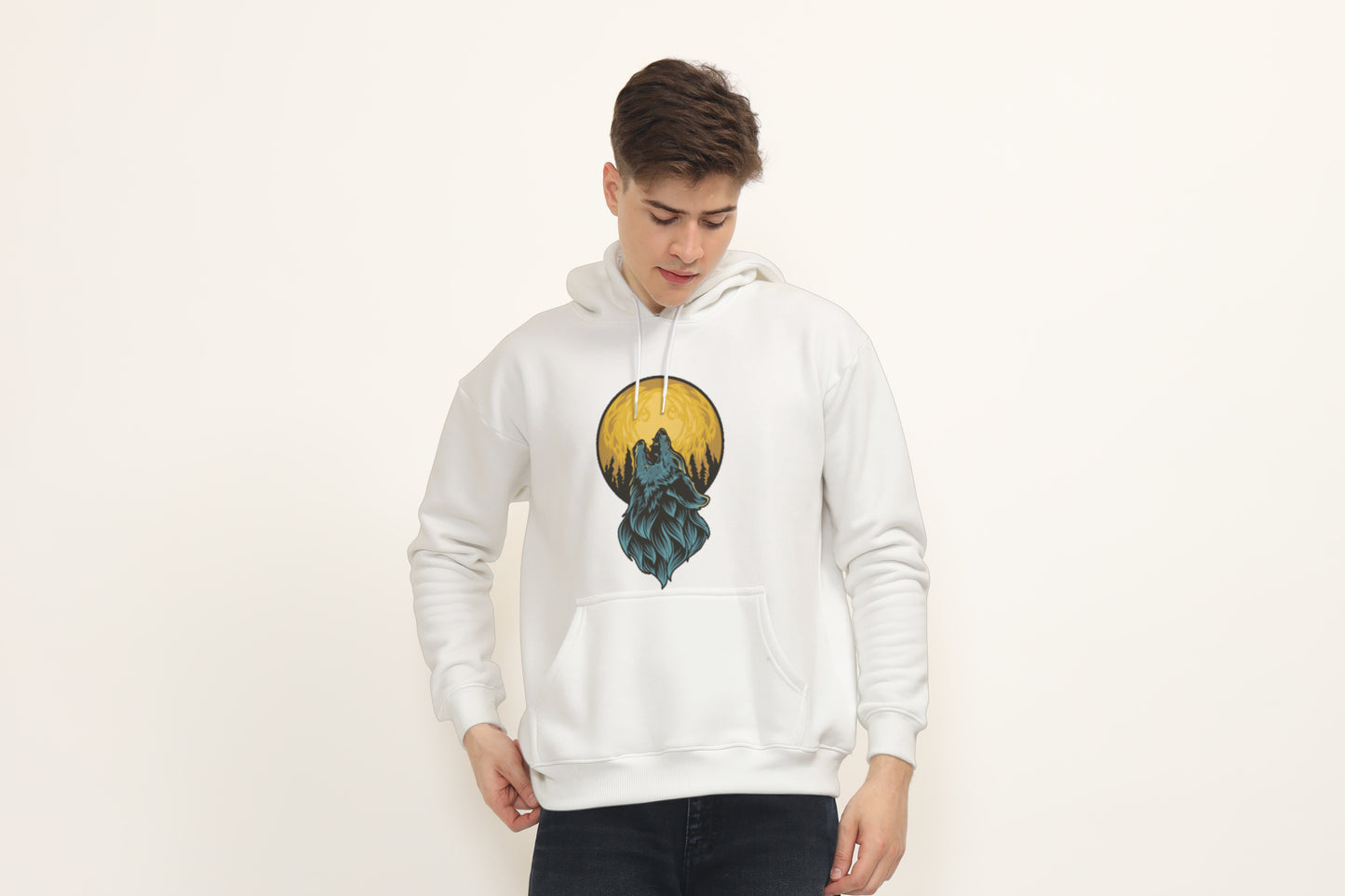 Wolf Moon Oversized Hoodie
